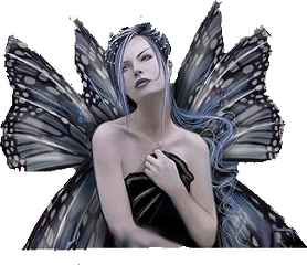immagine che ritrae una donna con le ali di farfalla